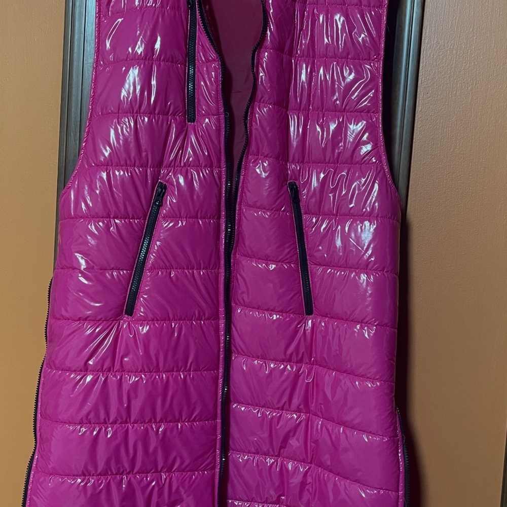 Vibrant Pink Quilted Vest